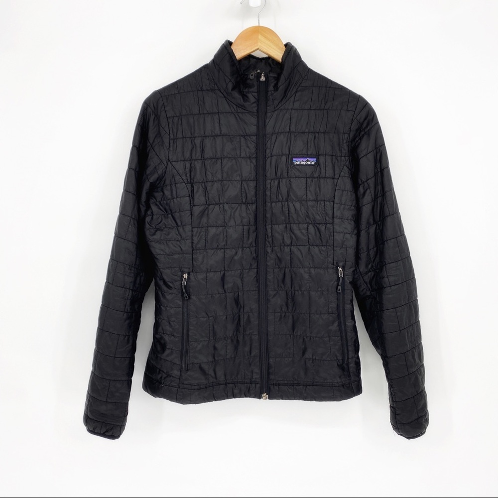Patagonia womens Nano puff puffer jacket black size small